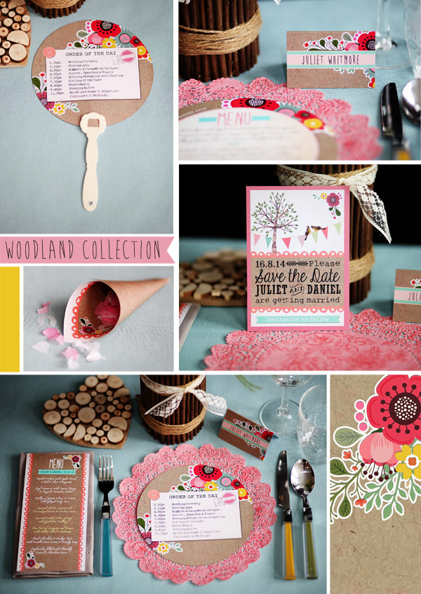 Woodland Wedding Stationery Collection Preview by In the Treehouse for Love My Dress 600 px wide