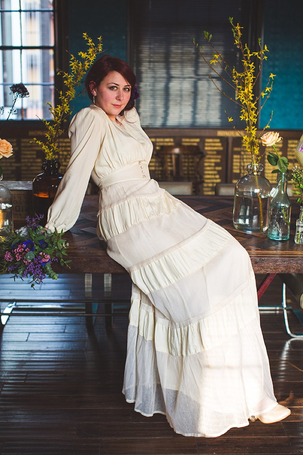 Vintage and vintage inspired wedding dresses in Sheffield by Kate Beaumont // S6 Photography