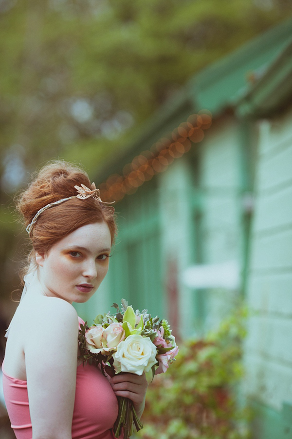 pastel colour wedding, alternative bridesmaids, alternative wedding, photograpy by Helen Russell