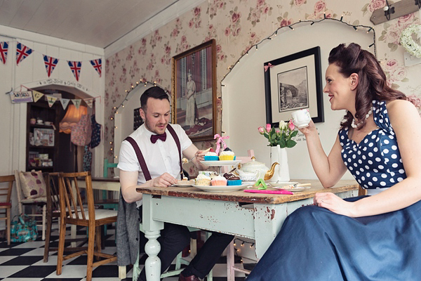 1940s retro inspired engagement shoot, Theresa Furey Photography