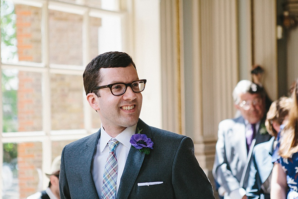 1930s Inspired Wedding, Wax orange blossom crown, London Wedding, Emilie White Photography