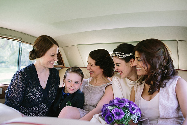 1930s Inspired Wedding, Wax orange blossom crown, London Wedding, Emilie White Photography