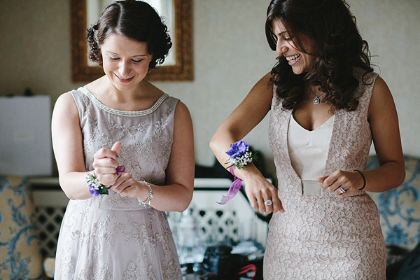 1930s Inspired Wedding, Wax orange blossom crown, London Wedding, Emilie White Photography