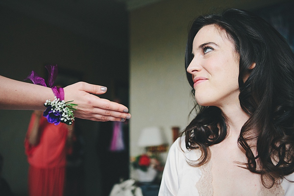 1930s Inspired Wedding, Wax orange blossom crown, London Wedding, Emilie White Photography