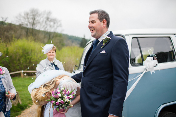 A lego rainbow and cake festival wedding, photograpy by Emma Case