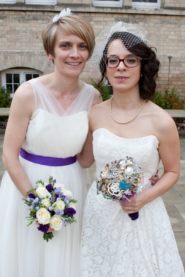 Civil partnership, lesbian wedding, gay wedding, 1950s style wedding dresses, The Wedding Club Birmingham