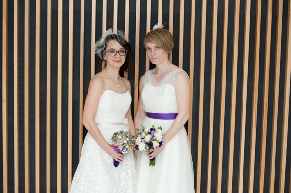 Civil partnership, lesbian wedding, gay wedding, 1950s style wedding dresses, The Wedding Club Birmingham