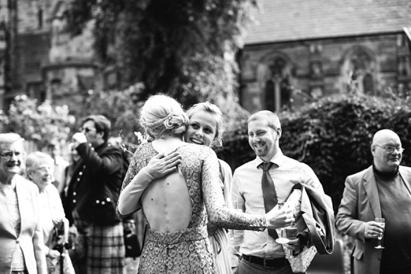 Gold Issa wedding dress, Edinburgh wedding, Caro Weiss Photography