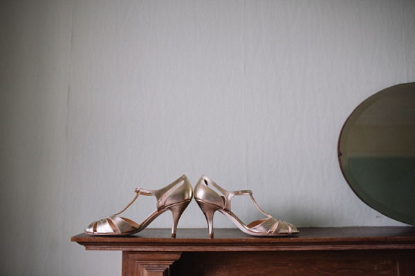 Gold Issa wedding dress, Edinburgh wedding, Caro Weiss Photography