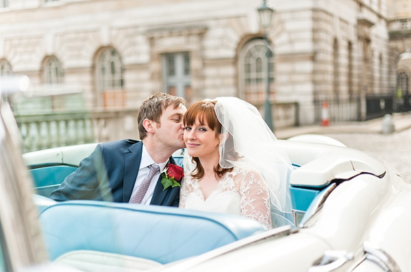 A Red, White and Midnight Blue London City Wedding