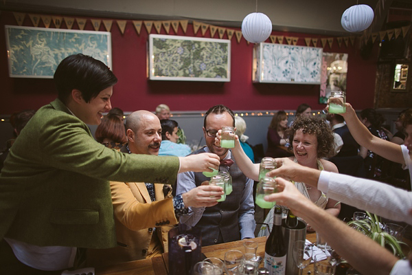 Trans-gender wedding, civil partnership wedding, 1930 New Orleans Jazz inspired wedding, London wedding, Photography by Tom Ravenshear