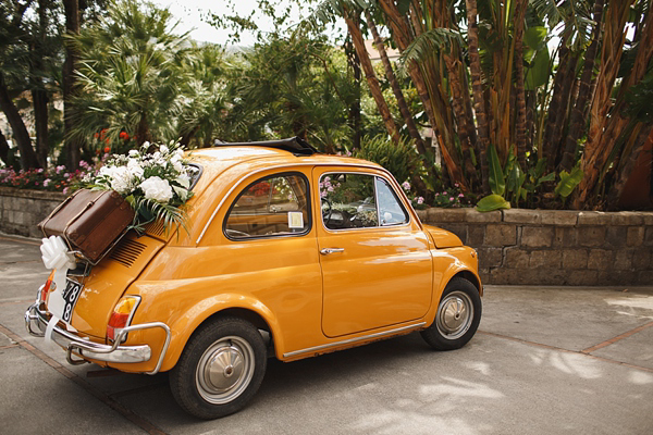 Fiat 500, Sorrento Wedding, Italy Wedding, ARJ Photography