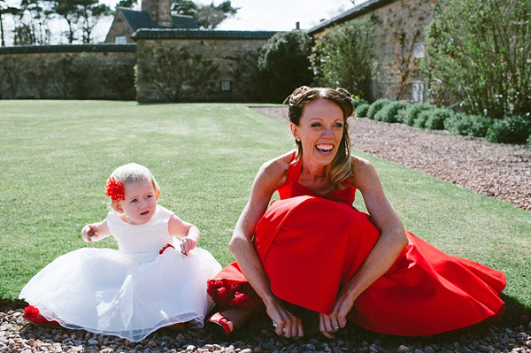 Olivia in a Vampire's Wife Red Falconetti Dress for her Classy