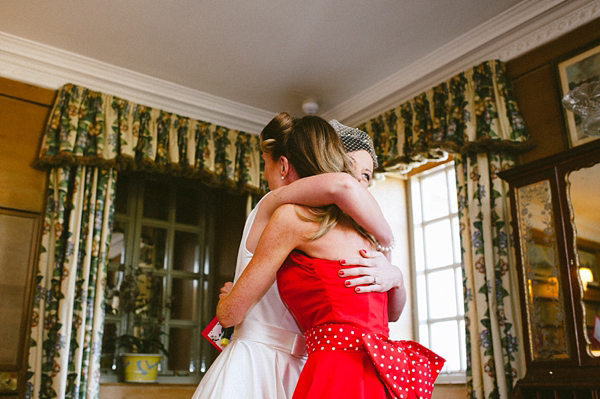 Red polka dot wedding, red wedding shoes