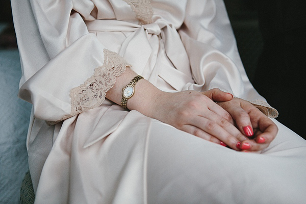 1930s Inspired Wedding, Wax orange blossom crown, London Wedding, Emilie White Photography