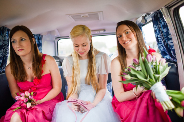 A lego rainbow and cake festival wedding, photograpy by Emma Case