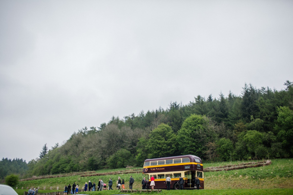 A lego rainbow and cake festival wedding, photograpy by Emma Case