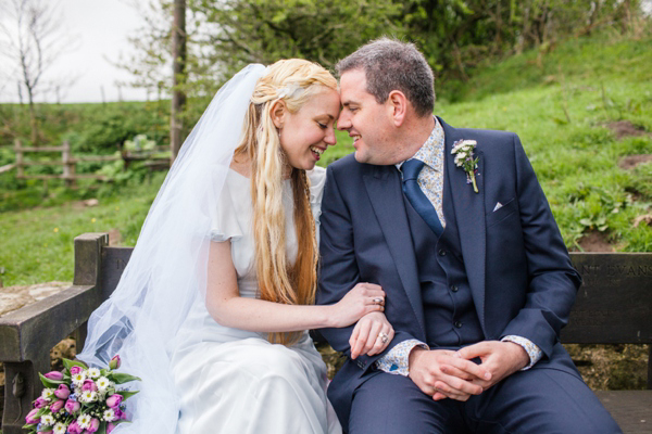 A lego rainbow and cake festival wedding, photograpy by Emma Case