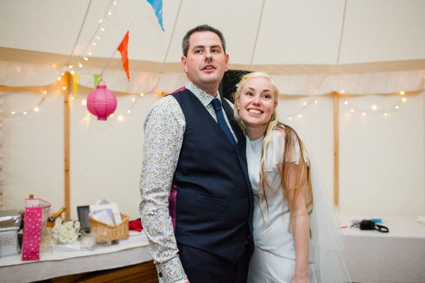 A lego rainbow and cake festival wedding, photograpy by Emma Case