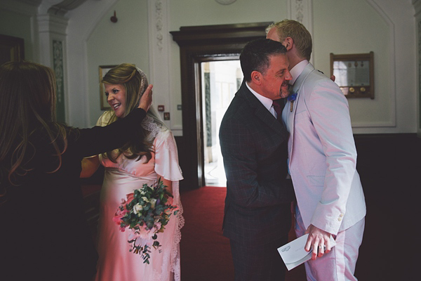 Pregnant bride, Islington Town Hall wedding, London pub wedding, expectant bride