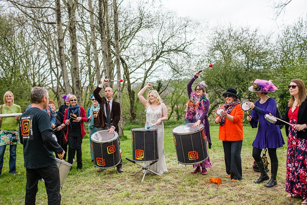 Fforest wedding, Glamping Wedding, Campsite wedding, Jenny Packham bride, Wedding in Wales, Emma Case Photography