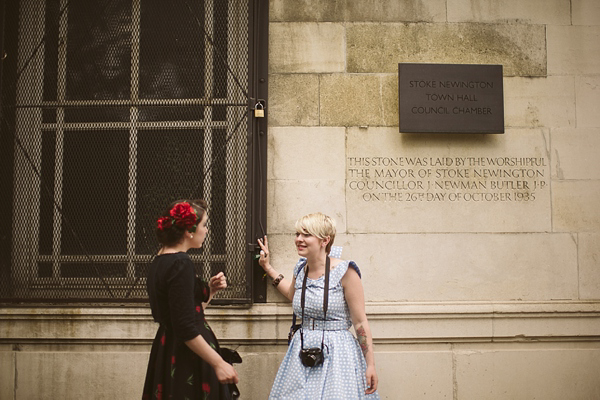 Trans-gender wedding, civil partnership wedding, 1930 New Orleans Jazz inspired wedding, London wedding, Photography by Tom Ravenshear