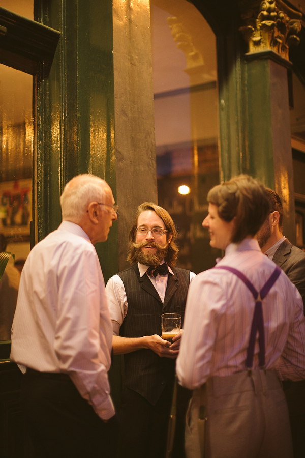 Trans-gender wedding, civil partnership wedding, 1930 New Orleans Jazz inspired wedding, London wedding, Photography by Tom Ravenshear