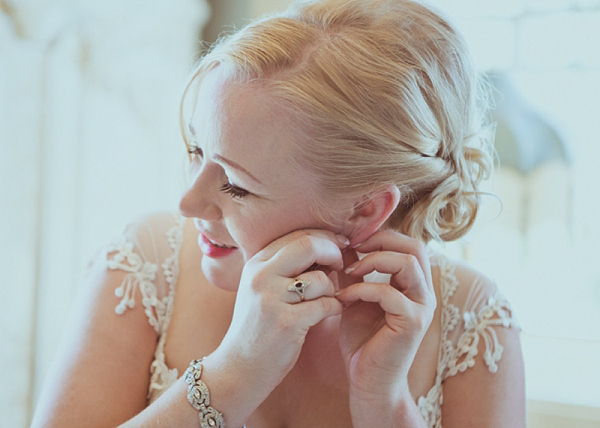 Claire Pettibone Kristene wedding dress, Newton Hall Wedding, Northumberland Wedding, Helen Russell Photography