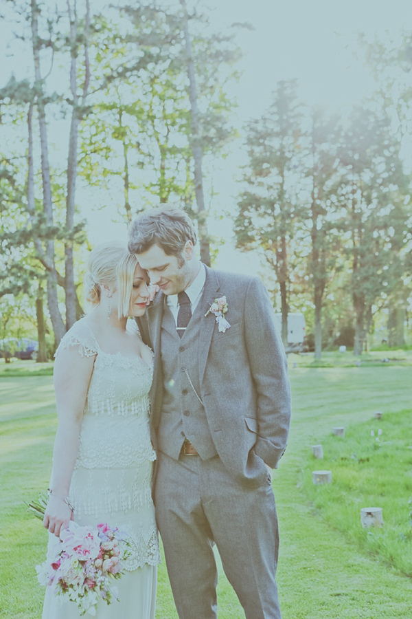 Claire Pettibone Kristene wedding dress, Newton Hall Wedding, Northumberland Wedding, Helen Russell Photography