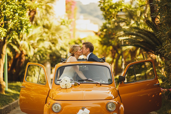 Fiat 500, Sorrento Wedding, Italy Wedding, ARJ Photography