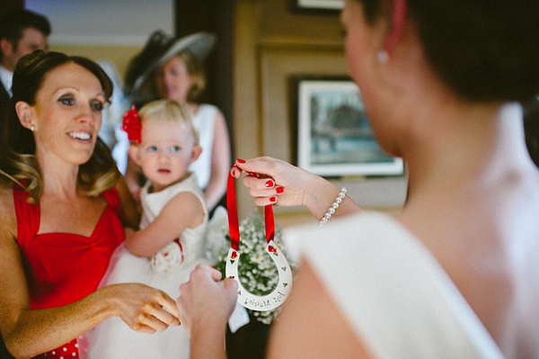 Red polka dot wedding, red wedding shoes