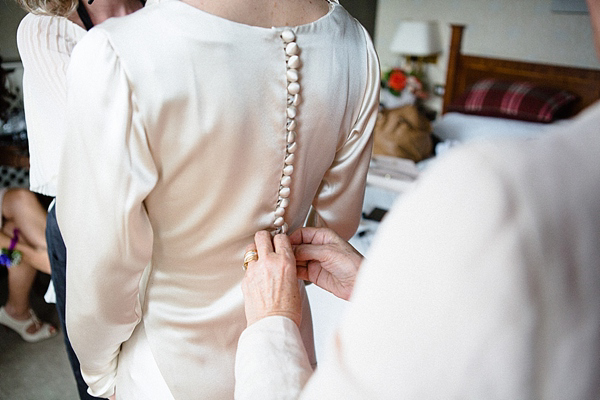 1930s Inspired Wedding, Wax orange blossom crown, London Wedding, Emilie White Photography