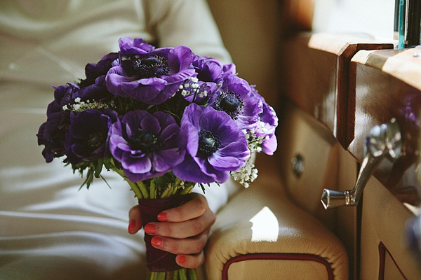 1930s Inspired Wedding, Wax orange blossom crown, London Wedding, Emilie White Photography