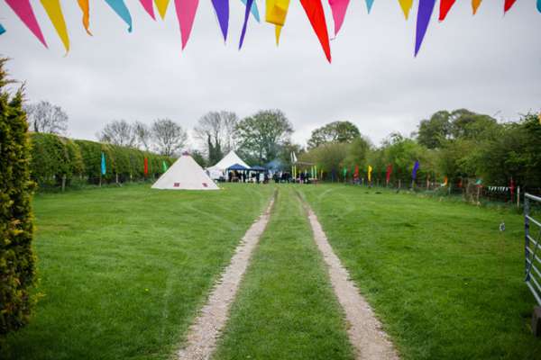 A lego rainbow and cake festival wedding, photograpy by Emma Case