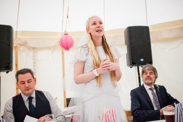 A lego rainbow and cake festival wedding, photograpy by Emma Case