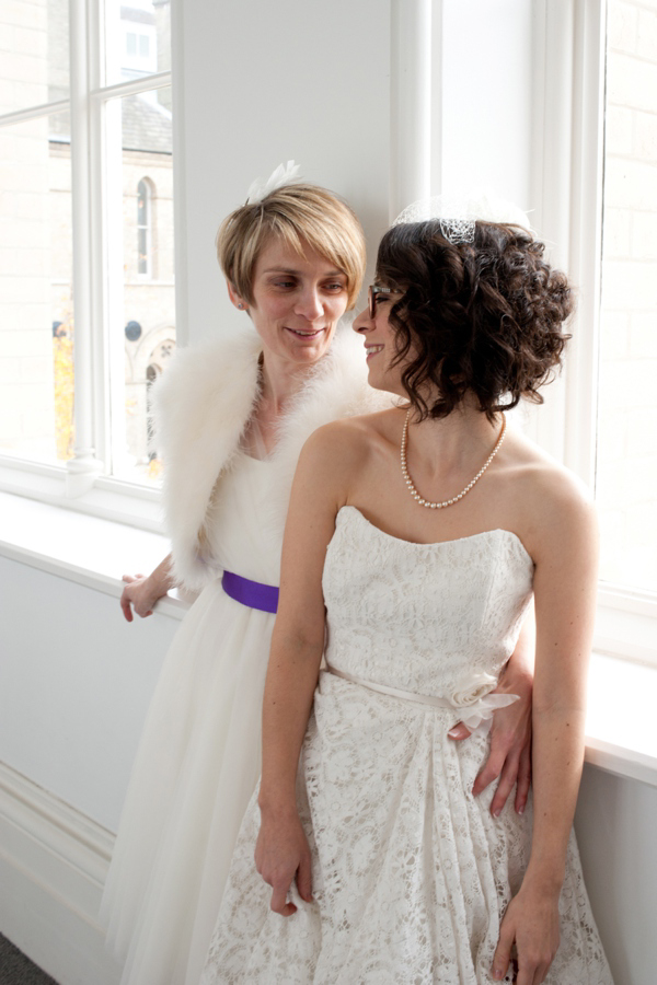 Civil partnership, lesbian wedding, gay wedding, 1950s style wedding dresses, The Wedding Club Birmingham