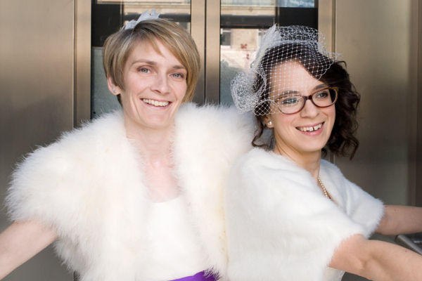 Civil partnership, lesbian wedding, gay wedding, 1950s style wedding dresses, The Wedding Club Birmingham