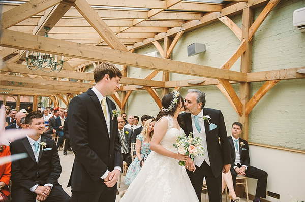 Gaynes Park Wedding, Flower Crown Bride, Ellie Gillard Photography