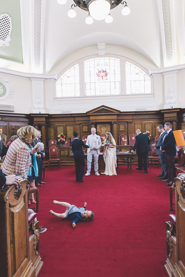 Pregnant bride, Islington Town Hall wedding, London pub wedding, expectant bride