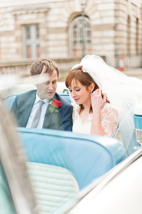 A Red, White and Midnight Blue London City Wedding