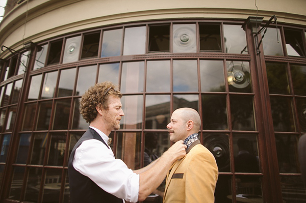 Trans-gender wedding, civil partnership wedding, 1930 New Orleans Jazz inspired wedding, London wedding, Photography by Tom Ravenshear