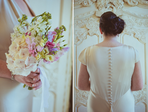 Claire Pettibone Kristene wedding dress, Newton Hall Wedding, Northumberland Wedding, Helen Russell Photography