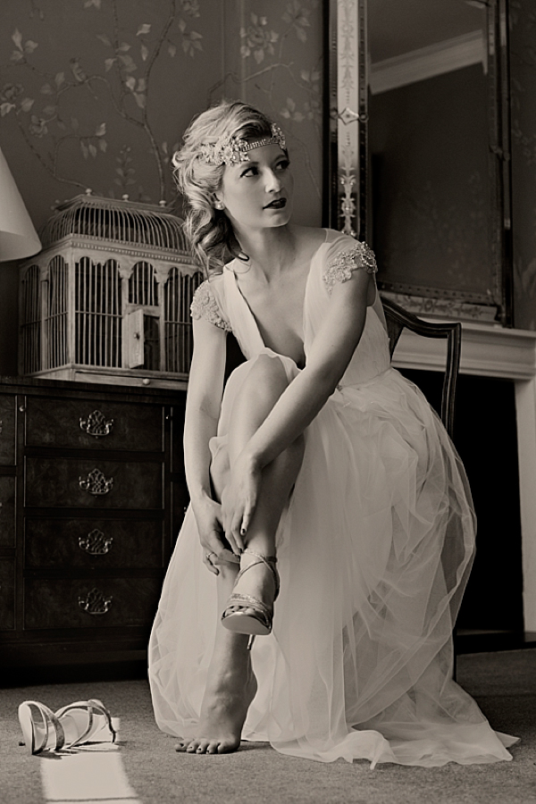 1920s inspired wedding, Dottie Photography, Bespoke wedding dress