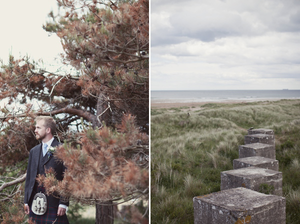 Emmy blue wedding shoes, humanist wedding, seaside wedding, Scottish wedding, Craig & Eva Sanders Photography