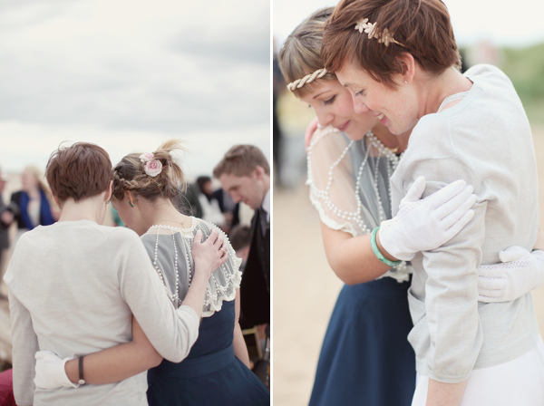 Emmy blue wedding shoes, humanist wedding, seaside wedding, Scottish wedding, Craig & Eva Sanders Photography