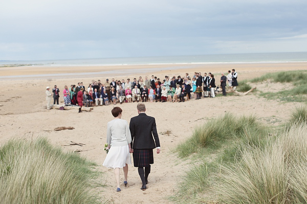 Emmy blue wedding shoes, humanist wedding, seaside wedding, Scottish wedding, Craig & Eva Sanders Photography