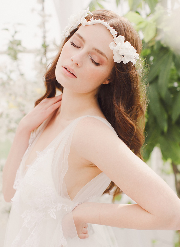 Jannie Baltzer 2014 collection, bridal headpiece, elegant and ethereal headpieces, nature inspired headpieces, wedding accessories