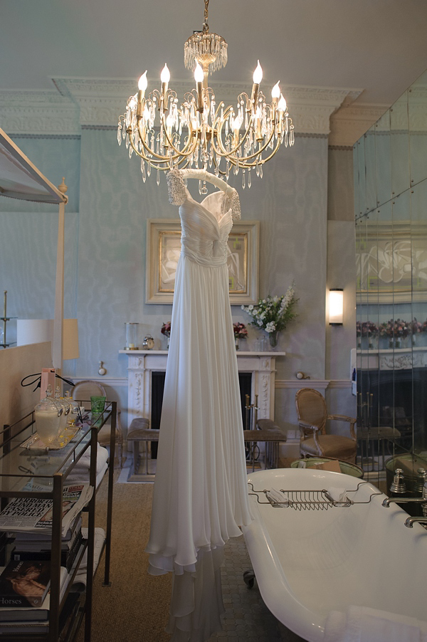 Reem Acra wedding dress, Babington House Wedding, Ria Mishaal Photography