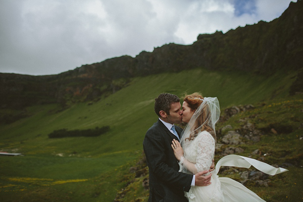 wedding in Iceland, Icelandic wedding, J Crew wedding dress, Monique Lhuillier jacket, destination weddings, photography by Levi Tijerina