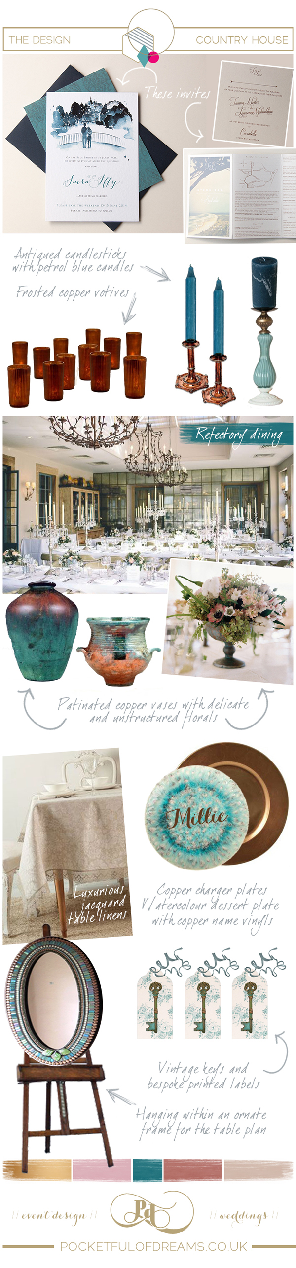 4-country-house-wedding-inspiration-pocketful-of-dreams-for-love-my-dress - the design